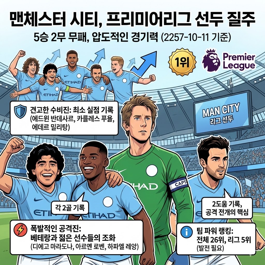 [펩 시티] 초반부터 압도적 선두 질주!